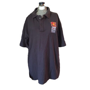 Men's Galapago Polo Shirt Size L Black